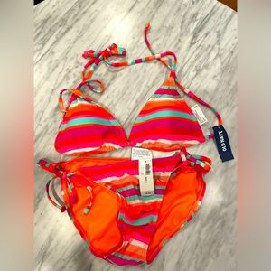 Old Navy Striped Bikini XS